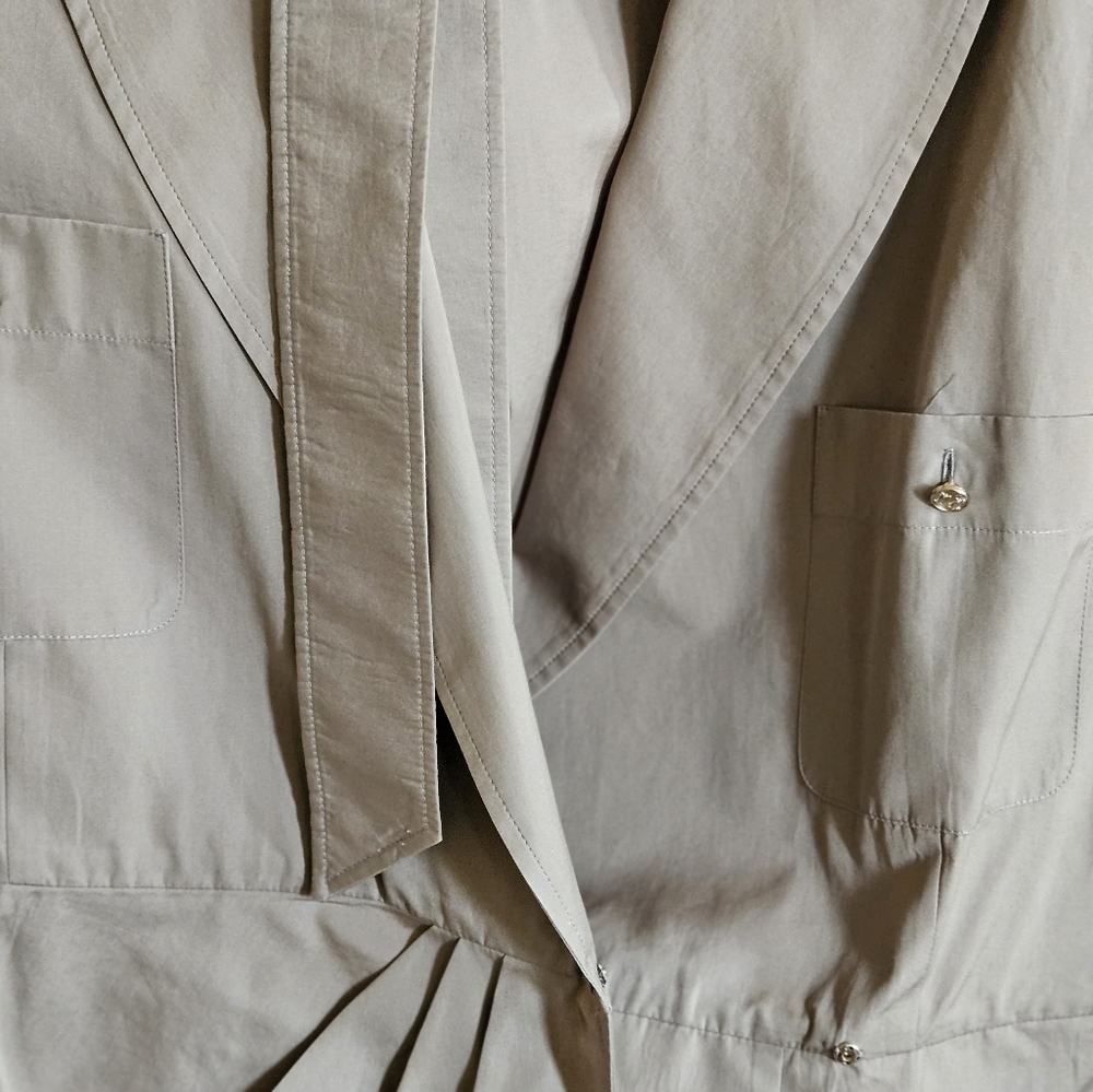 Max Mara Calia belted dress, Khaki, size 12 - Picture 4 of 7
